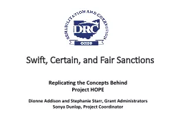 Swift, Certain, and Fair Sanctions