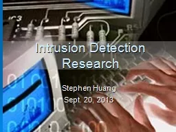 Intrusion Detection Research
