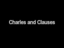 Charles and Clauses
