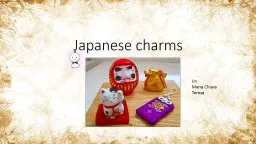 Japanese charms