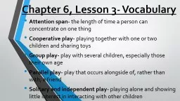 Chapter 6, Lesson 3- Vocabulary