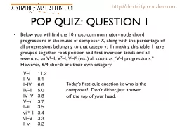POP QUIZ: QUESTION 1