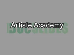 Artiste Academy
