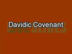 Davidic Covenant