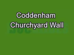 Coddenham Churchyard Wall