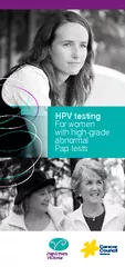p HPV testing For women with highgrade abnormal Pap te