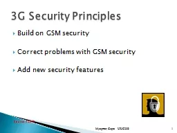 Build on GSM security