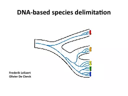 DNA-based species delimitation