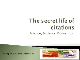 The secret life of citations