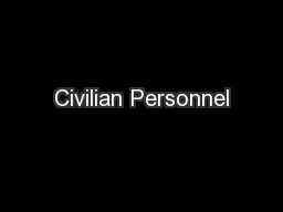Civilian Personnel