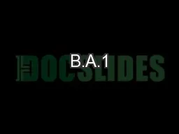 B.A.1