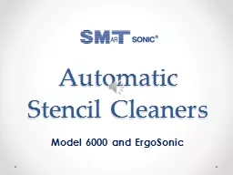 Automatic Stencil Cleaners