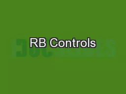 RB Controls