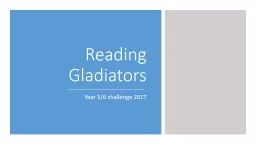 Reading Gladiators