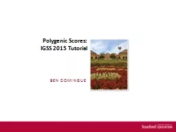 Polygenic Scores: