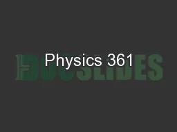 Physics 361