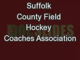 Suffolk County Field Hockey Coaches Association