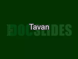 Tavan