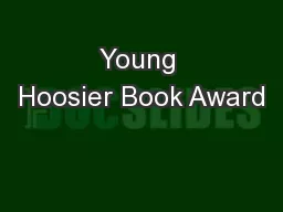Young Hoosier Book Award