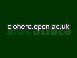 c ohere.open.ac.uk