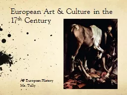European Art & Culture in the 17