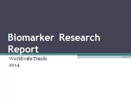 Biomarker Research Report