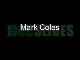 Mark Coles