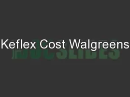 Keflex Cost Walgreens