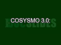 COSYSMO 3.0: