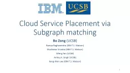 Cloud Service Placement via
