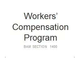 Workers’ Compensation Program