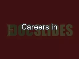 Careers in
