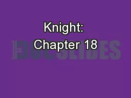 Knight: Chapter 18