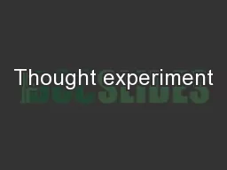 Thought experiment