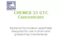 CHEMEX 33 GTC Concentrate