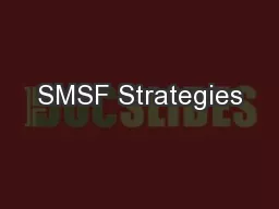 SMSF Strategies