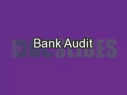 Bank Audit
