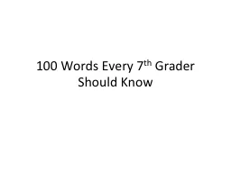 100 Words Every 7