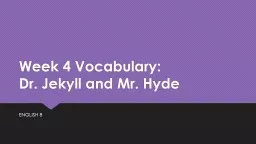 Week 4 Vocabulary: