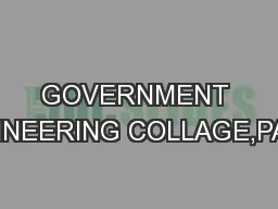 GOVERNMENT ENGINEERING COLLAGE,PATAN