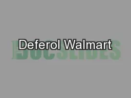 Deferol Walmart