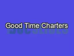 Good Time Charters