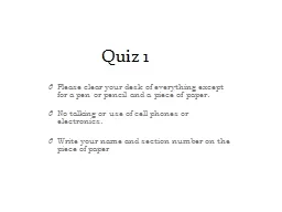 Quiz 1