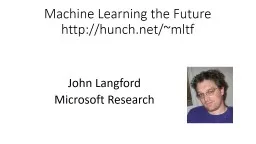 Machine Learning the Future