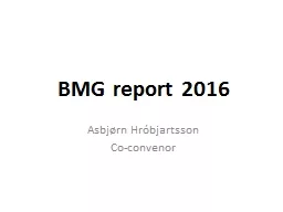BMG report 2016