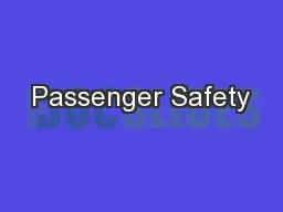 Passenger Safety