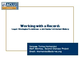 Working with a Record: