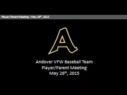 Andover VFW Baseball Team
