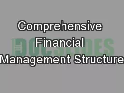 Comprehensive Financial Management Structure