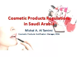 Cosmetic Products Regulations in Saudi Arabia